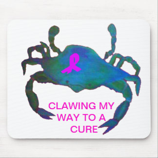 Mousepad Consciência cor-de-rosa do cancro da mama do