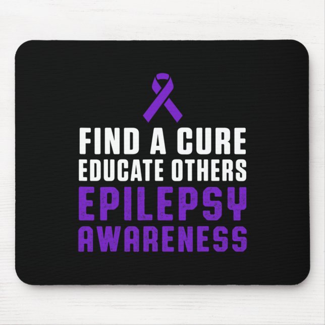 Mousepad Consciência da Epilepsia Divertida Saudável Guerre (Frente)
