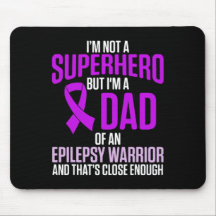 Mousepad Consciência da Epilepsia Guerreiro Epilético Sobre
