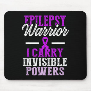 Mousepad Consciência da Epilepsia Guerreiro Epilético Sobre