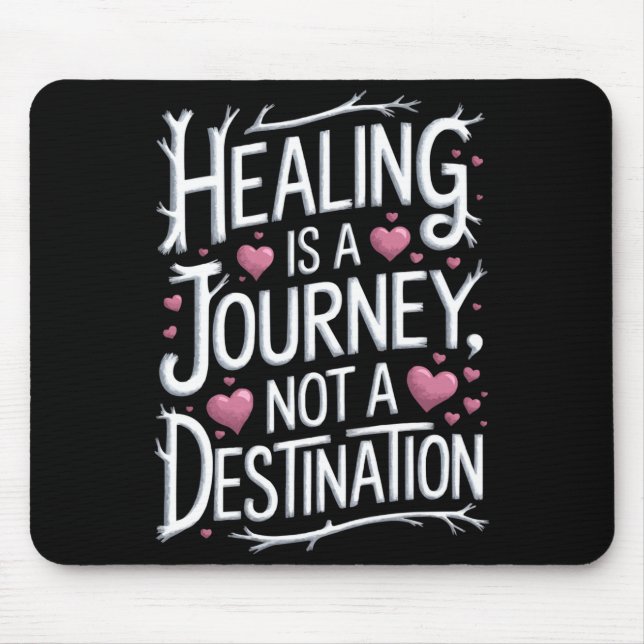 Mousepad Consciência depressão ansiedade saúde mental (Frente)