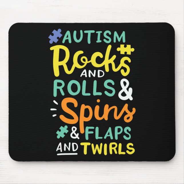 Mousepad Consciência do Autismo 3 (Frente)