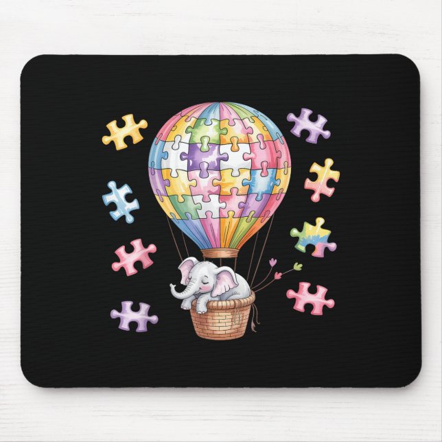 Mousepad Consciência do autismo autista  (Frente)