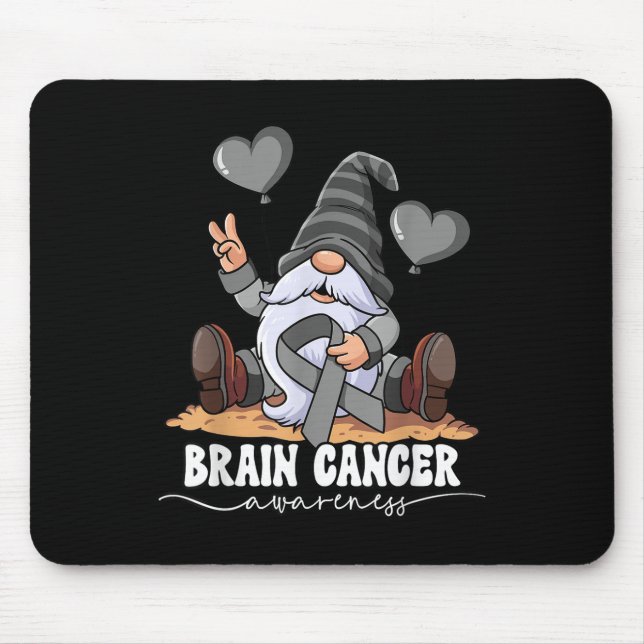 Mousepad Consciência do Cancer cerebral (Frente)