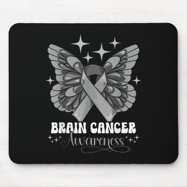 Mousepad Consciência do Cancer cerebral _2 (Frente)