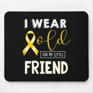 Mousepad Consciência do Câncer Infantil Eu Uso Pelo Meu Peq