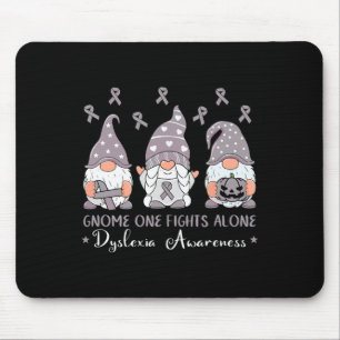 Mousepad Consciência Presente Gnomo Um Luta Sozinha Silver