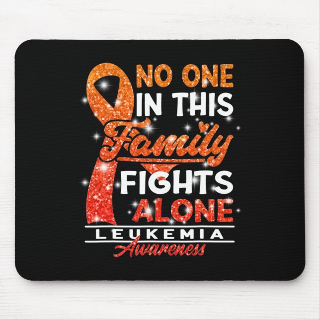 Mousepad Consciência Que Ninguém Nesta Família Luta Sozinha (Frente)