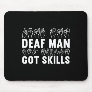 Mousepad Consciência Surda Língua de Sinais Americana Língu