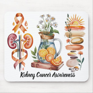 MOUSEPAD CONSCIENCIALIZAÇÃO DO CÂNCER RENAL SUPORTE PINCELA