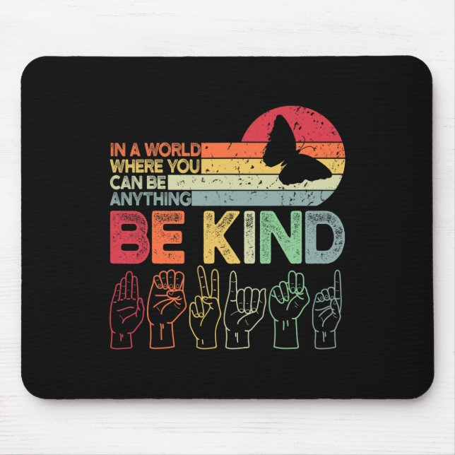 Mousepad Consciente do Autismo Gentil Mãe Professora Gentil (Frente)
