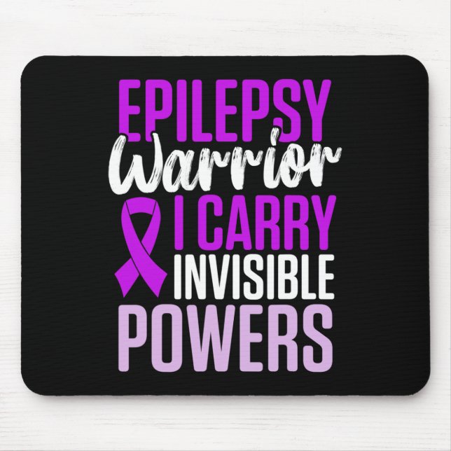 Mousepad Conscientização da Epilepsia Guerreiro Epilético S (Frente)