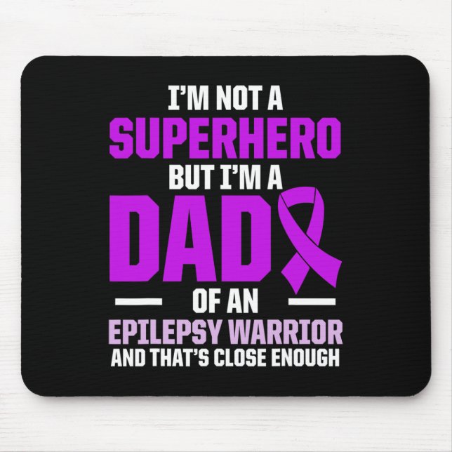 Mousepad Conscientização da Epilepsia Guerreiro Epilético S (Frente)
