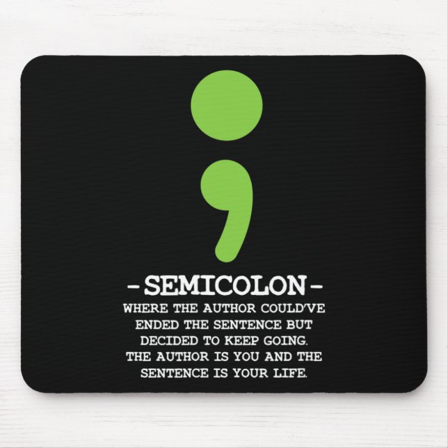 Mousepad Conscientização da Saúde Mental Prevenção do Suicí (Frente)