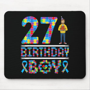 Mousepad Conscientização do Autismo Aniversário de 27 anos
