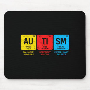 Mousepad Conscientização do Autismo Mulheres Homens Criança
