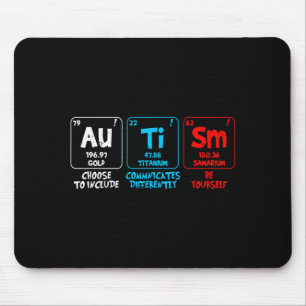 Mousepad Conscientização do autismo mulheres homens criança