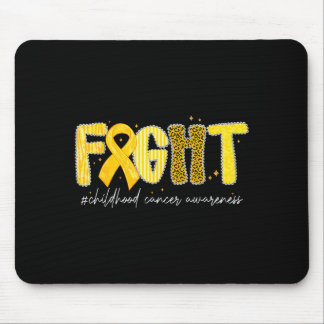 Mousepad Conscientização do Câncer Infantil Fita Dourada de