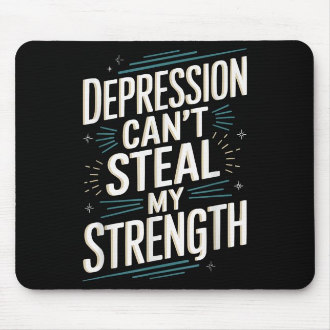 Mousepad Conscientização do Suicídio Depressão Ansiedade Sa (Frente)
