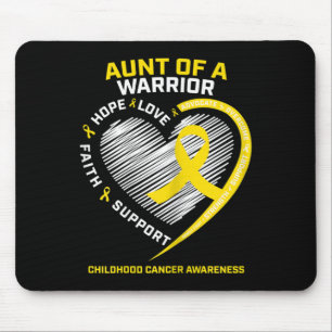 Mousepad Conscientização do Tio Tia Sobrinho Câncer Infanti
