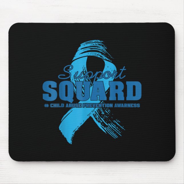 Mousepad Conscientização sobre a Prevenção do Abuso Infanti (Frente)