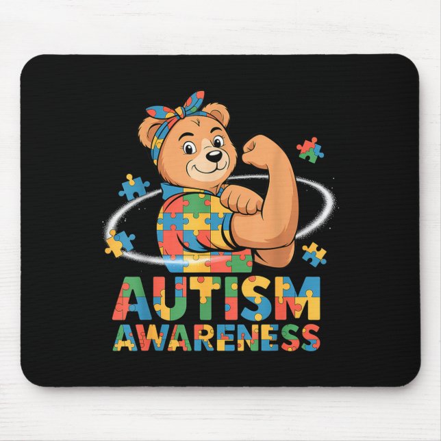 Mousepad Conscientização sobre autismo (Frente)