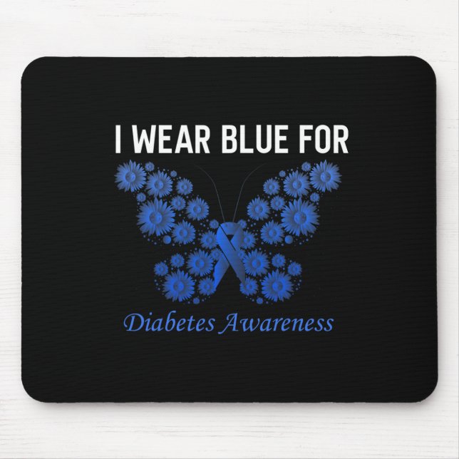 Mousepad conscientização sobre diabetes em novembro vestimo (Frente)
