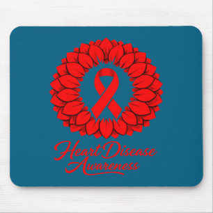 Mousepad Conscientização sobre Doenças Cardíacas