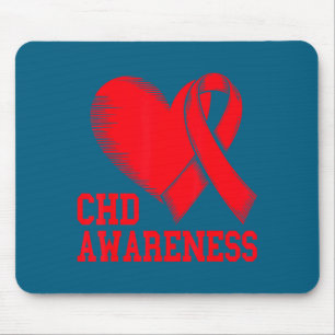 Mousepad Conscientização sobre Doenças Cardíacas
