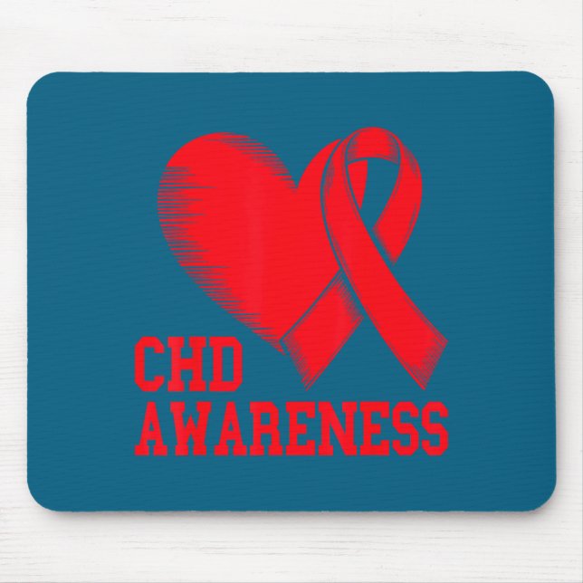 Mousepad Conscientização sobre Doenças Cardíacas (Frente)