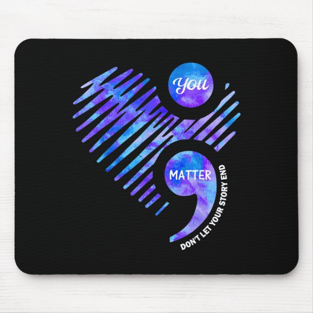 Mousepad Conscientização sobre prevenção não deixe a histór (Frente)