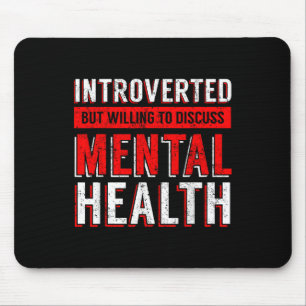 Mousepad Conscientização sobre Saúde Mental Depressão