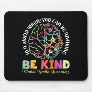 Mousepad Conscientização sobre Saúde Mental Depressão Preve