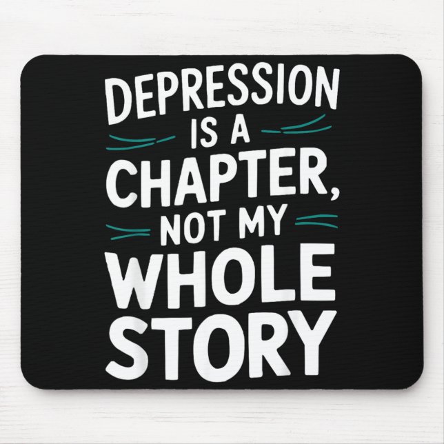 Mousepad Conscientização sobre Suicídio Depressão Ansiedade (Frente)