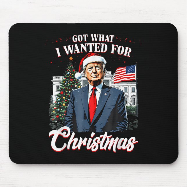 Mousepad Consegui O Que Eu Queria Para A Trump De Natal 202 (Frente)