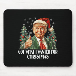 Mousepad Consegui O Que Queria No Natal - Trump Xmas