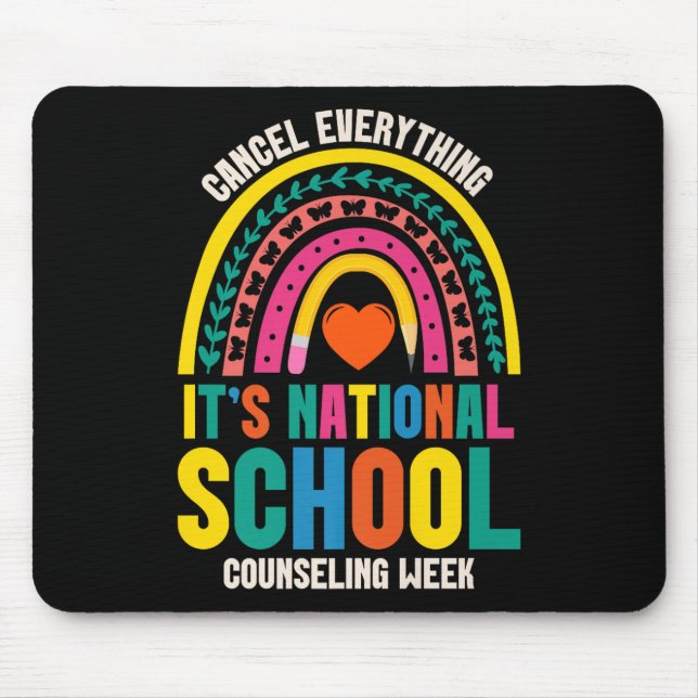 Mousepad Conselheira Descreve Seu Conselheiro Escolar Nacio (Frente)