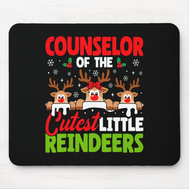 Mousepad Conselheira Do Conselho De Natal Das Rebeldes Mais (Frente)