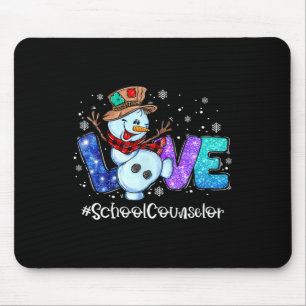 Mousepad Conselheiro Ama Snowman No Natal Ano Novo