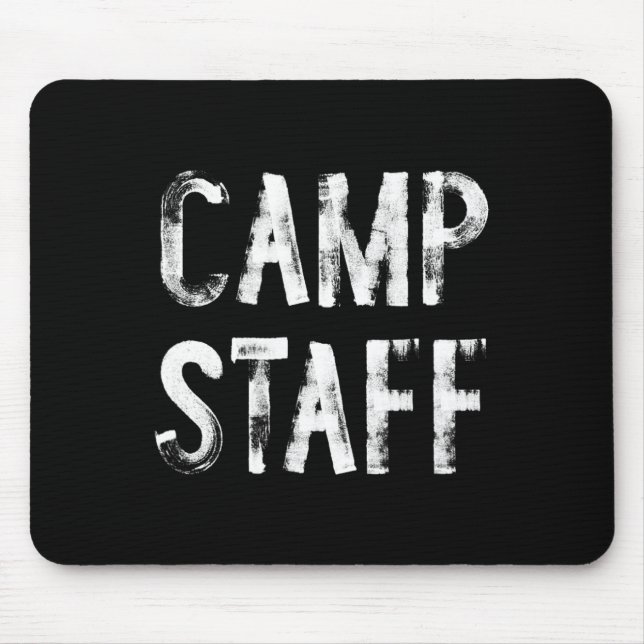 Mousepad Conselheiro de Equipe de Acampamento Camping  (Frente)