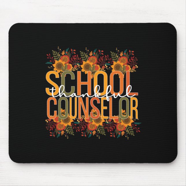 Mousepad Conselheiro de Escola de Ação de Graças (Frente)