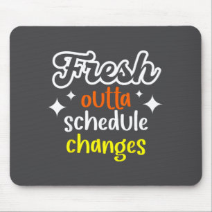 Mousepad Conselheiro Escolar Engraçado Fresco Fora da Mudan