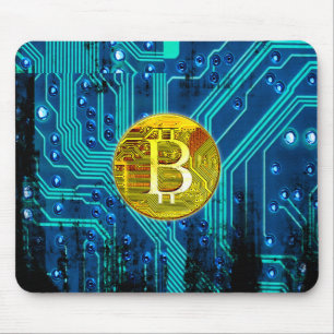 Mousepad Conselho Bitcurrency e Circuito Criptomoeda