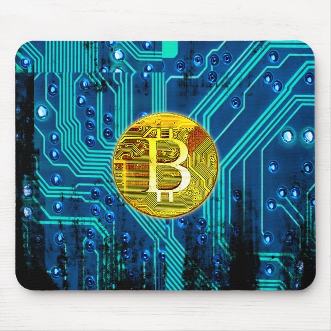 Mousepad Conselho Bitcurrency e Circuito Criptomoeda (Frente)
