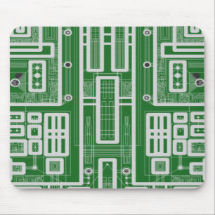 Mousepad Conselho de Circuito Geométrico