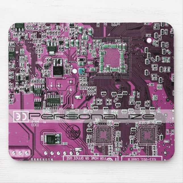 Mousepad Conselho de Circuito Púrpura PCB Circuito Conjunto (Frente)
