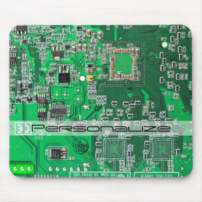 Mousepad Conselho do Circuito do Conjunto PCB Verde do Circ (Frente)