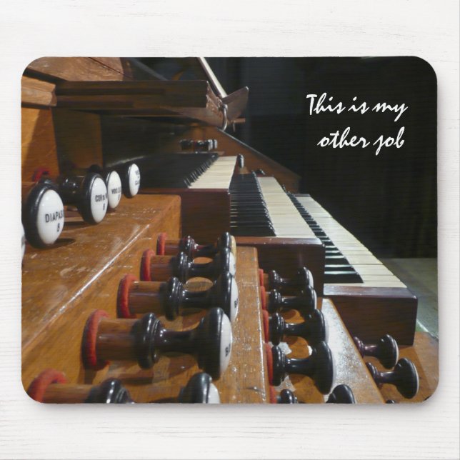 Mousepad Console do órgão de Agostinho da rua (Frente)