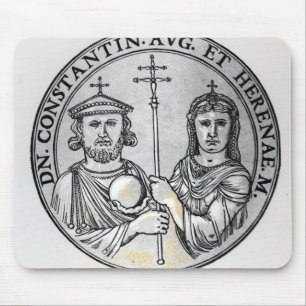 Mousepad Constantim VI e sua mãe Irene