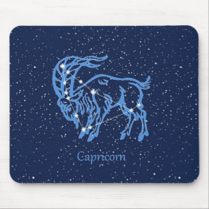 Mousepad Constelação de Capricórnio e Signo do Zodíaco com
